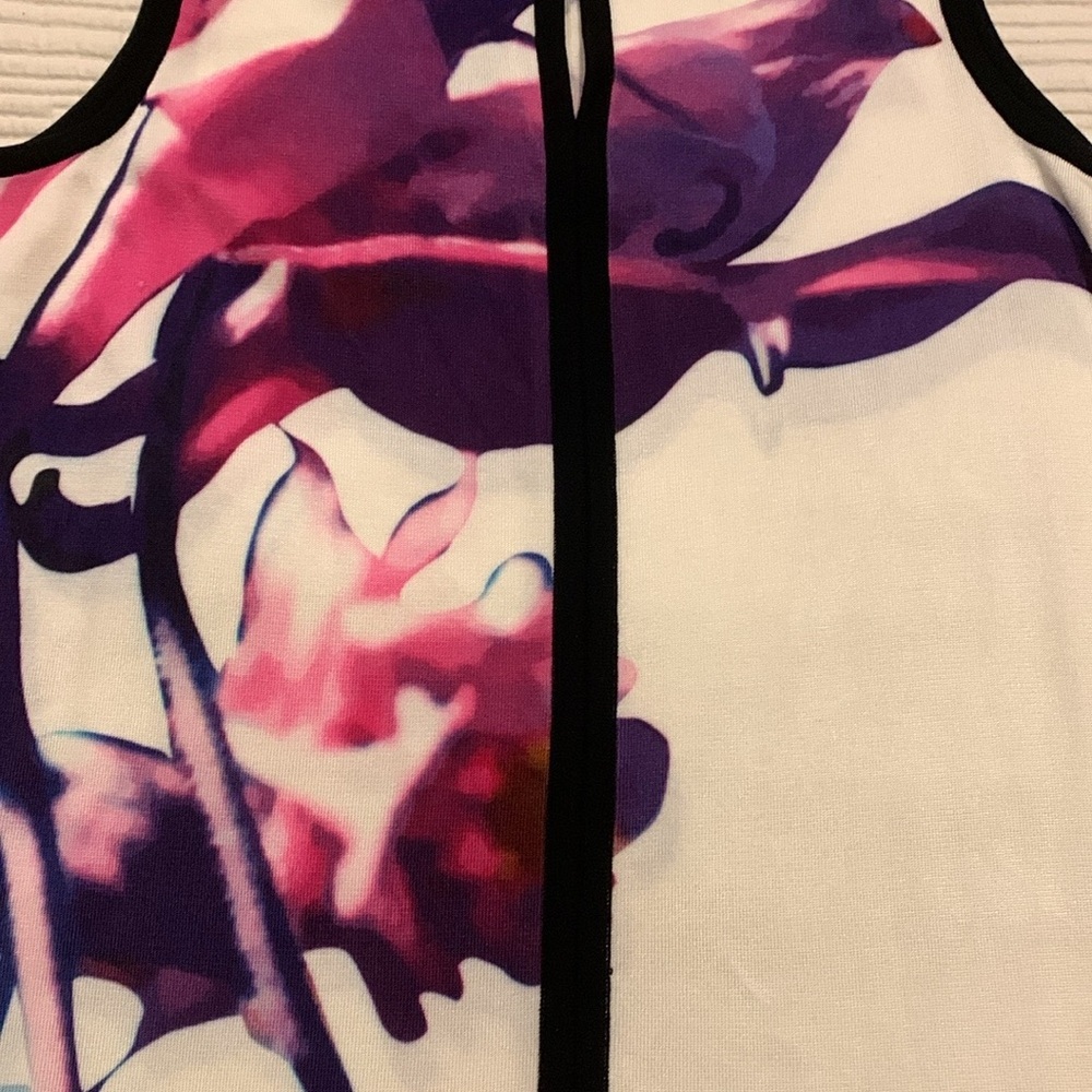 VINTAGE ESCADA ARTSY ART TO WEAR COLORFUL UNIQUE MIDI DRESS XL NWT - Picture 3 of 16